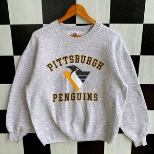 Vintage 1993 Pittsburgh Penguins Hockey Crewneck Sweatshirt, NHL Men Women Shirt